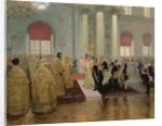 The Marriage of Tsar Nicholas II and Alexandra Feodorovna 1894 by Ilya Efimovich Repin