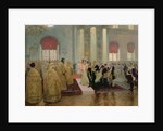 The Marriage of Tsar Nicholas II and Alexandra Feodorovna 1894 by Ilya Efimovich Repin