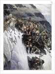 Suvorov's Army Crossing the Alps in 1799, 1899 by Vasilij Ivanovic Surikov