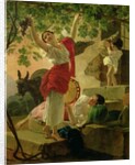 Girl Gathering Grapes near Naples, 1827 by Karl Pavlovich Bryullov