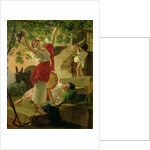 Girl Gathering Grapes near Naples, 1827 by Karl Pavlovich Bryullov
