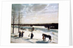 Winter Landscape, or Russian Winter, 1827 by Nikifor Stepanovich Krylov