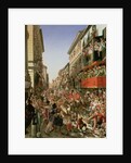 Carnival in Rome, 1839 by Aleksandr Petrovich Myasoedov