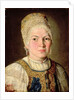 Portrait of a Woman in Russian Costume, 1769 by School Russian