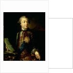 Portrait of Ivan Ivanovich Shuvalov President of the Academy of Arts by Anton Pavlovich Losenko