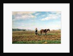 Ploughing the Field, 1871 by Mikhail Konstantinovich Klodt