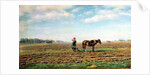Ploughing the Field, 1871 by Mikhail Konstantinovich Klodt