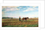 Ploughing the Field, 1871 by Mikhail Konstantinovich Klodt