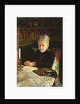 Portrait of Elena Osipovna Likhacheva Writer and Social Activist, 1892 by Nikolai Nikolaevich Ge
