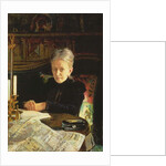 Portrait of Elena Osipovna Likhacheva Writer and Social Activist, 1892 by Nikolai Nikolaevich Ge