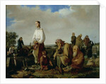 The Wake at the Cemetery, 1865 by Aleksei Ivanovich Korzukhin