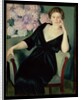 Portrait of Rene Ivanovna Notgaft 1914 by Boris Mikhailovich Kustodiev