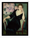 Portrait of Rene Ivanovna Notgaft 1914 by Boris Mikhailovich Kustodiev