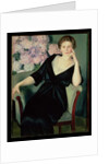 Portrait of Rene Ivanovna Notgaft 1914 by Boris Mikhailovich Kustodiev