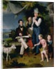 Group Portrait including the artist George Dawe and a self portrait, 1834 by Vasili Aleksandrovich Golike