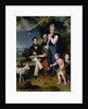 Group Portrait including the artist George Dawe and a self portrait, 1834 by Vasili Aleksandrovich Golike