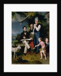 Group Portrait including the artist George Dawe and a self portrait, 1834 by Vasili Aleksandrovich Golike