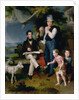 Group Portrait including the artist George Dawe and a self portrait, 1834 by Vasili Aleksandrovich Golike