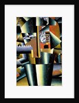 Portrait of the Artist Ivan Vasilievich Klyun as a Builder, 1911 by Kazimir Severinovich Malevich