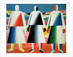 Young Girls in a Field, 1928-32 by Kazimir Severinovich Malevich