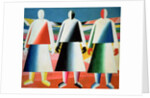 Young Girls in a Field, 1928-32 by Kazimir Severinovich Malevich
