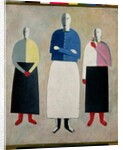 Three Little Girls, 1928-32 by Kazimir Severinovich Malevich