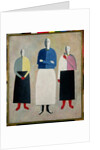 Three Little Girls, 1928-32 by Kazimir Severinovich Malevich