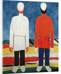 Two Masculine Figures, 1928-32 by Kazimir Severinovich Malevich
