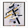 Supremus No. 58 Dynamic Composition in Yellow and Black, 1916 by Kazimir Severinovich Malevich