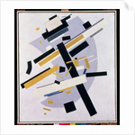 Supremus No. 58 Dynamic Composition in Yellow and Black, 1916 by Kazimir Severinovich Malevich
