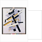Supremus No. 58 Dynamic Composition in Yellow and Black, 1916 by Kazimir Severinovich Malevich