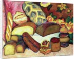 Still Life with Loaves of Bread by Ilya Ivanovich Mashkov