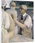 Portrait of the Surgeon Sergei Sergeevich Yudin 1933 by Mikhail Vasilievich Nesterov