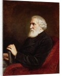 Portrait of Ivan Sergeevich Turgenev 1872 by Vasili Grigorevich Perov