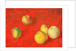 Apples, 1917 by Kuzma Sergeevich Petrov-Vodkin
