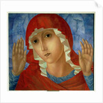 The Mother of God: 'The Tenderness of Cruel Hearts', 1914-15 by Kuzma Sergeevich Petrov-Vodkin