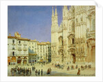 Milan Cathedral, 1846 by Luigi (1814-91) Premazzi