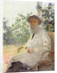 Portrait of Lev Nikolaevich Tolstoy on the Terrace, 1905 by Ivan Pokitonov