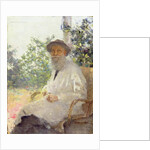 Portrait of Lev Nikolaevich Tolstoy on the Terrace, 1905 by Ivan Pokitonov