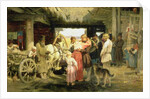The Leave-Taking of the New Recruit, 1879 by Ilya Efimovich Repin