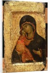 The Vladimir Madonna and Child, Russian icon, Moscow School by Andrei Rublev