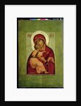 The Vladimir Madonna of Humility, Russian icon by Simon Ushakov