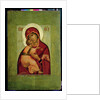 The Vladimir Madonna of Humility, Russian icon by Simon Ushakov
