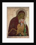 The Yakhroma Madonna of Humility, Russian icon, possibly School of Pskov by Russian School