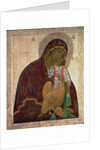 The Yakhroma Madonna of Humility, Russian icon, possibly School of Pskov by Russian School