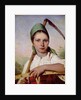Peasant Woman with a Scythe and Rake, c.1825 by Aleksei Gavrilovich Venetsianov