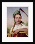 Peasant Woman with a Scythe and Rake, c.1825 by Aleksei Gavrilovich Venetsianov