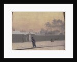 Wintry Street on Vasilievsky Island, St. Petersburg, c.1851 by Pavel Andreevich Fedotov