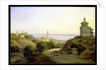 View of Yuryevets, on the Volga, 1851 by Nikanor Grigor'evich Chernetsov