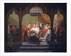 Henri IV Receiving the Attributes of Monarchy from the Dying Henri III 1814 by Francois Buffet